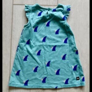Tea Collection Baby Girl Mini Dress – Blue Shark Print – 12–18M